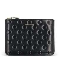 Comme des Garçons - Embossed Polka Dots Wallet - Lyst