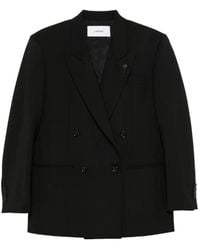 Lardini - Double-Breasted Wool Jacket - Lyst