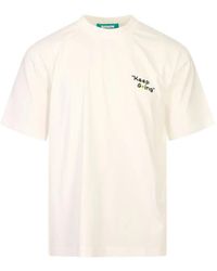Barrow - Keep Going Teddy-Bear Print T-Shirt - Lyst