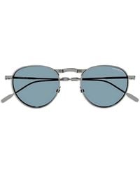 Montblanc - Round-Frame Sunglasses - Lyst