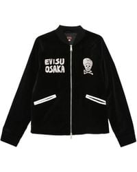 Evisu - Chaqueta Bómber Bordada - Lyst