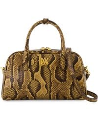 Amiri - Python Embossed Ma Bowling Bag - Lyst