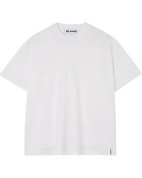 Sunnei - Katoenen T-Shirt - Lyst