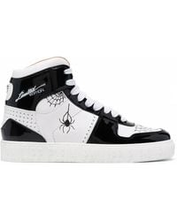 Philipp Plein - Leather High-Top Sneakers - Lyst