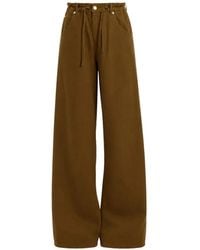 DARKPARK - Drawstring-Waist Wide-Leg Jeans - Lyst