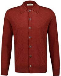 Piacenza Cashmere - Button-Up Diamond-Pattern Shirt - Lyst