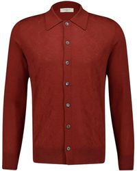 Piacenza Cashmere - Button-Up Diamond-Pattern Shirt - Lyst