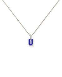 UNION LOS ANGELES - U Solo Lapis And Diamond Necklace - Lyst