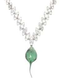 OTTOLINGER - Crystal-embellished Dip Necklace - Lyst