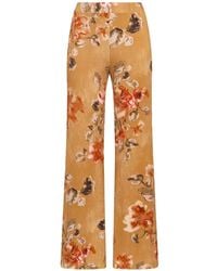 Maliparmi - Frosted Blossom Butterfly Trousers - Lyst