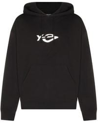 Y-3 - Liquid Logo-Print Hoodie - Lyst