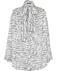 Balmain - Blusa Love Letter - Lyst