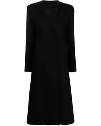 The Attico - V-Neck Long Coat - Lyst