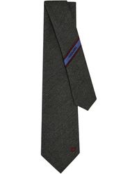 Ferragamo - Logo-Embroidered Tie - Lyst