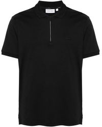 Calvin Klein - Logo-Patch Organic Cotton Polo Shirt - Lyst