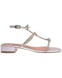 Bibi Lou - Poline Crystal-Embellished Bow Sandals - Lyst