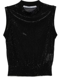 Alexander Wang - Mock-Neck Tank Top - Lyst