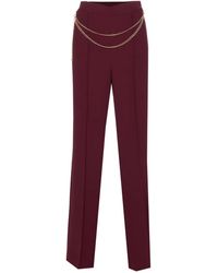 Twinset - Chain-Embellished Trousers - Lyst
