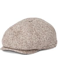 Brunello Cucinelli - Herringbone-Pattern Hat - Lyst
