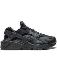 air huarache run mid black