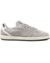 Philippe Model - Logo-Patch Panelled Sneakers - Lyst