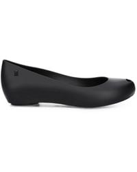 Melissa - Nova Ultragirl Peep-Toe Ballet Flats - Lyst
