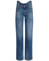 Jean Paul Gaultier - The Curved Jpg Denim Trousers - Lyst
