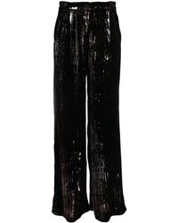 Avant Toi - Sequin-embellished Flared Trousers - Lyst