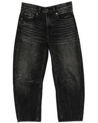 R13 - Charm-Embellished Faded-Effect Jeans - Lyst