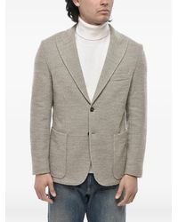 Paolo Pecora - Bouclé Patch-Pocket Blazer - Lyst