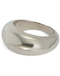Jil Sander - Ring Mit Logo-Gravur - Lyst