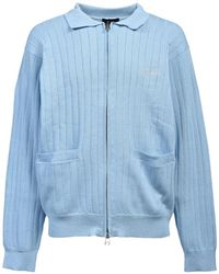 BREATH - Cardigan Côtelée À Fermeture Zippée - Lyst