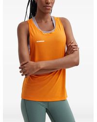 Mammut - Logo-Print Racerback Tank Top - Lyst