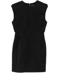 Mugler - Padded-Shoulder Sleeveless Mini Dress - Lyst