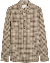 Les Deux - Checked Chest-Pocket Shirt - Lyst