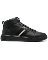 Bally - Myles High-top Leather Sneakers - Lyst