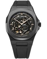 D1 Milano - Montre Skeleton Rubber 41.5 Mm - Lyst