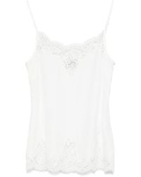 ERMANNO FIRENZE - レーストリム タンクトップ - Lyst