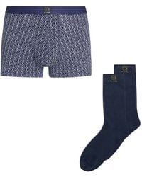 KARL LAGERFELD - Ikon Trunks And Socks Gift Set - Lyst