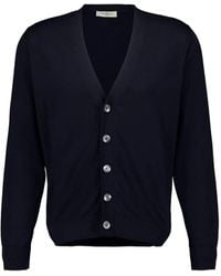 Piacenza Cashmere - V-Neck Cotton Cardigan - Lyst