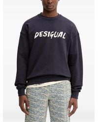 Desigual - Logo-Print Sweatshirt - Lyst