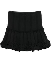 Sandro - Short Ribbed Knit Skirt - Lyst