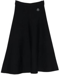 Moncler - Rock Mit Logo-Patch - Lyst