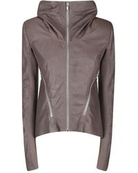 Rick Owens - Naska Lederjacke mit Reißverschluss - Lyst
