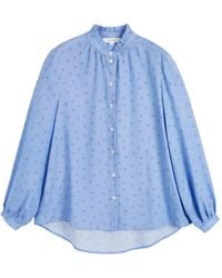 Chinti & Parker - Star-Print Ruffled Shirt - Lyst