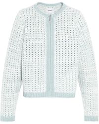 Barrie - Cardigan Zippé En Crochet - Lyst