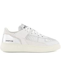RUN OF - Family Sneakers Aus Metallic-Leder - Lyst