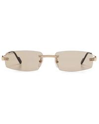 Cartier - Lunettes De Soleil Sans Monture - Lyst