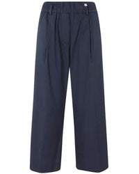 Myths - Elasticated-Waist Straight Trousers - Lyst