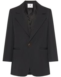 Marine Serre - Twill Boxy Blazer - Lyst